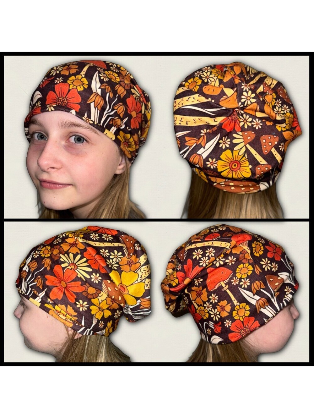 Mushroom Floppy Beanie | OSFM | NWOT